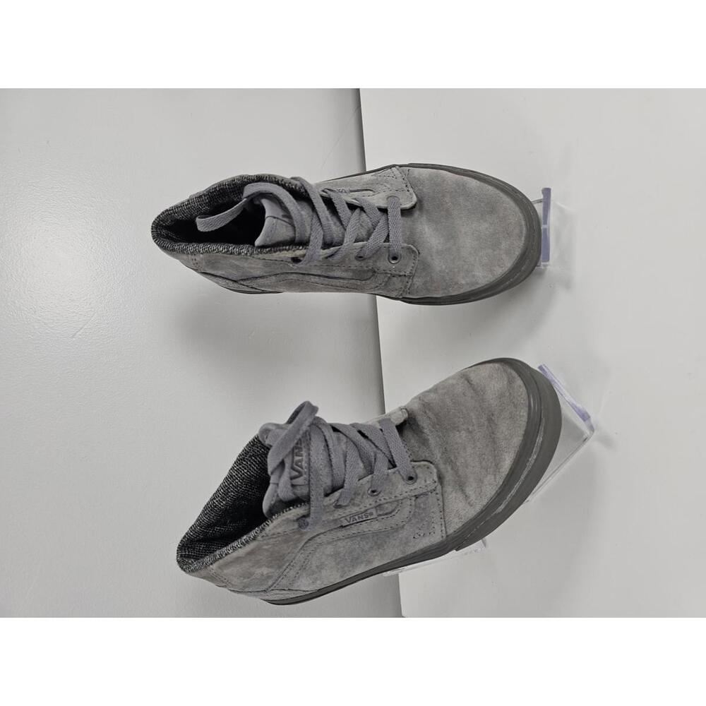 Vans Gray Suede High-Top Sneakers